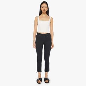 MOTHER The Insider Crop Step Fray Not Guilty Wash Size 33